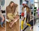 Kobiety prezentują różne odsłony szwedzkiego stylu ubierania: od casualowych szortów i swetra po odważne połączenia wzorów i kolorów.