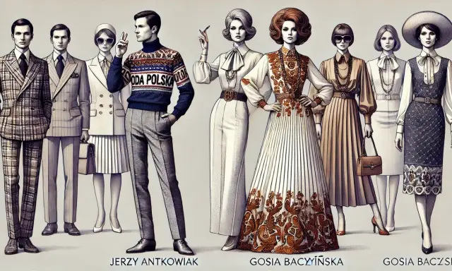 Elegancka kolekcja od **polskich projektantów mody**: Jerzy Antkowiak, Gosia Baczyńska i Gosia Bacińska prezentują stylowe kreacje.